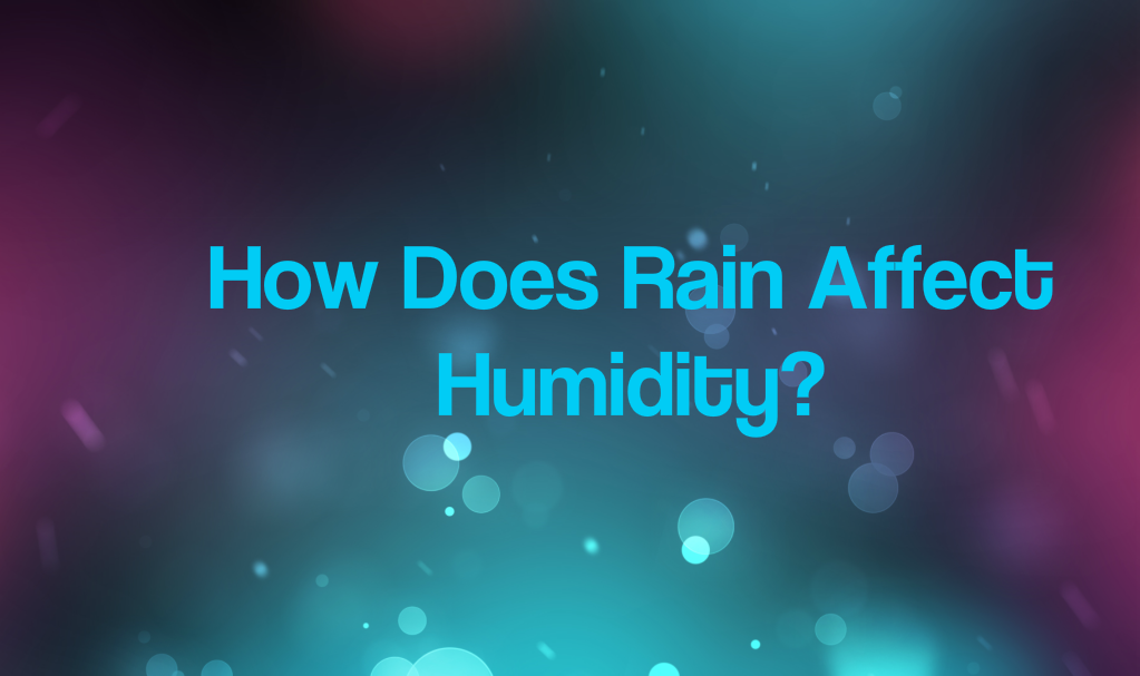 Как дождь влияет на влажность?