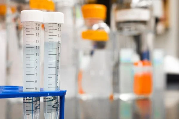 chemicals in a lab