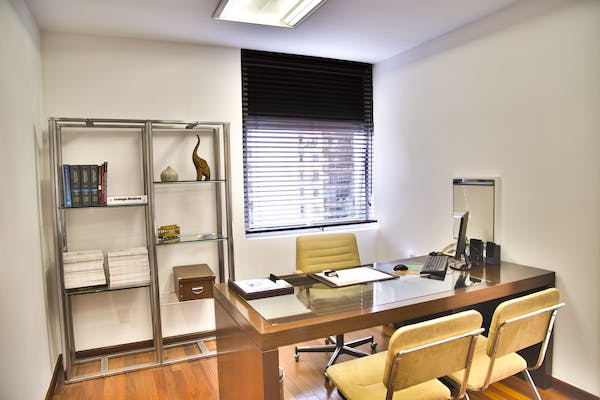 an office space
