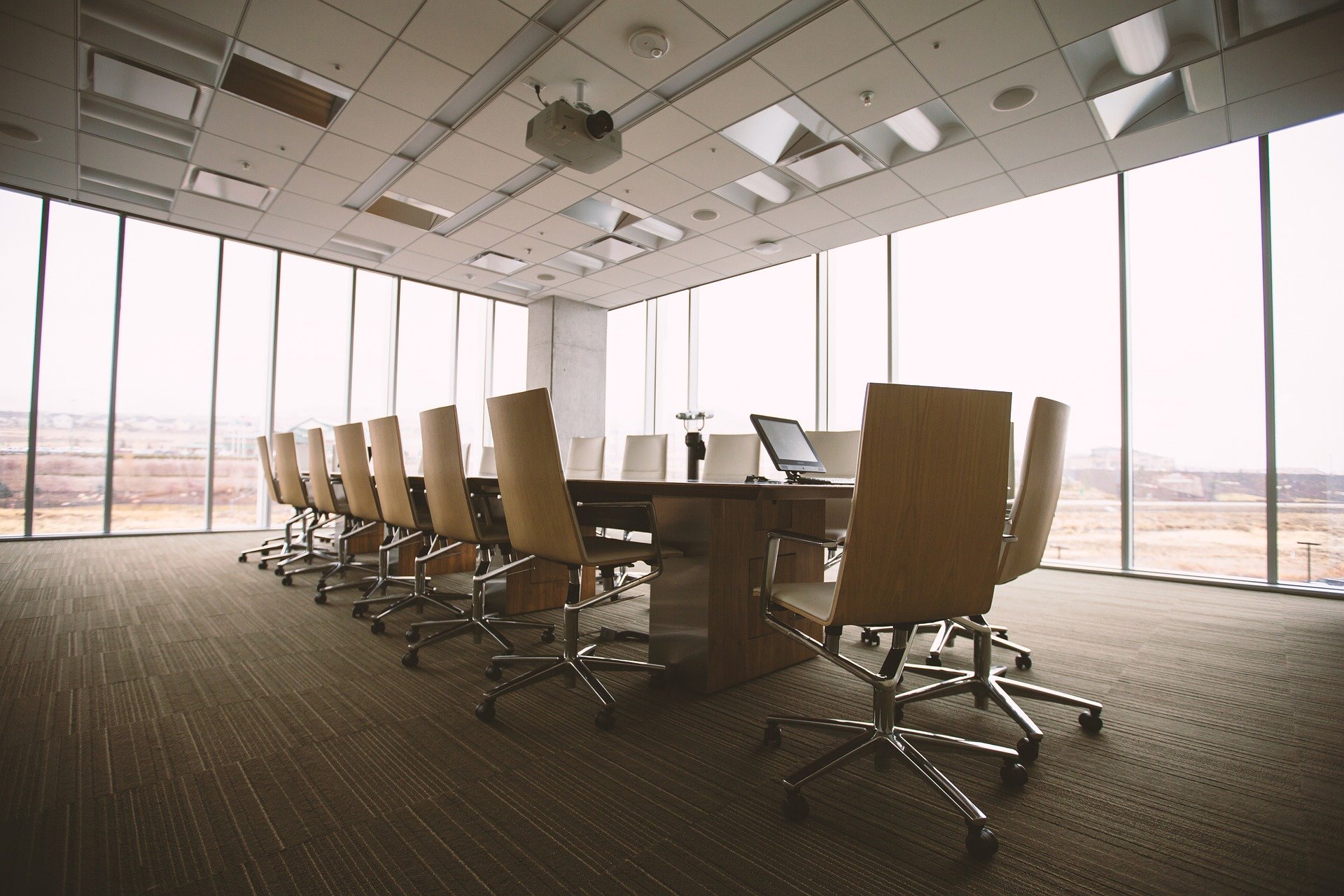 Insights Blog 1 Modern conference room with large windows