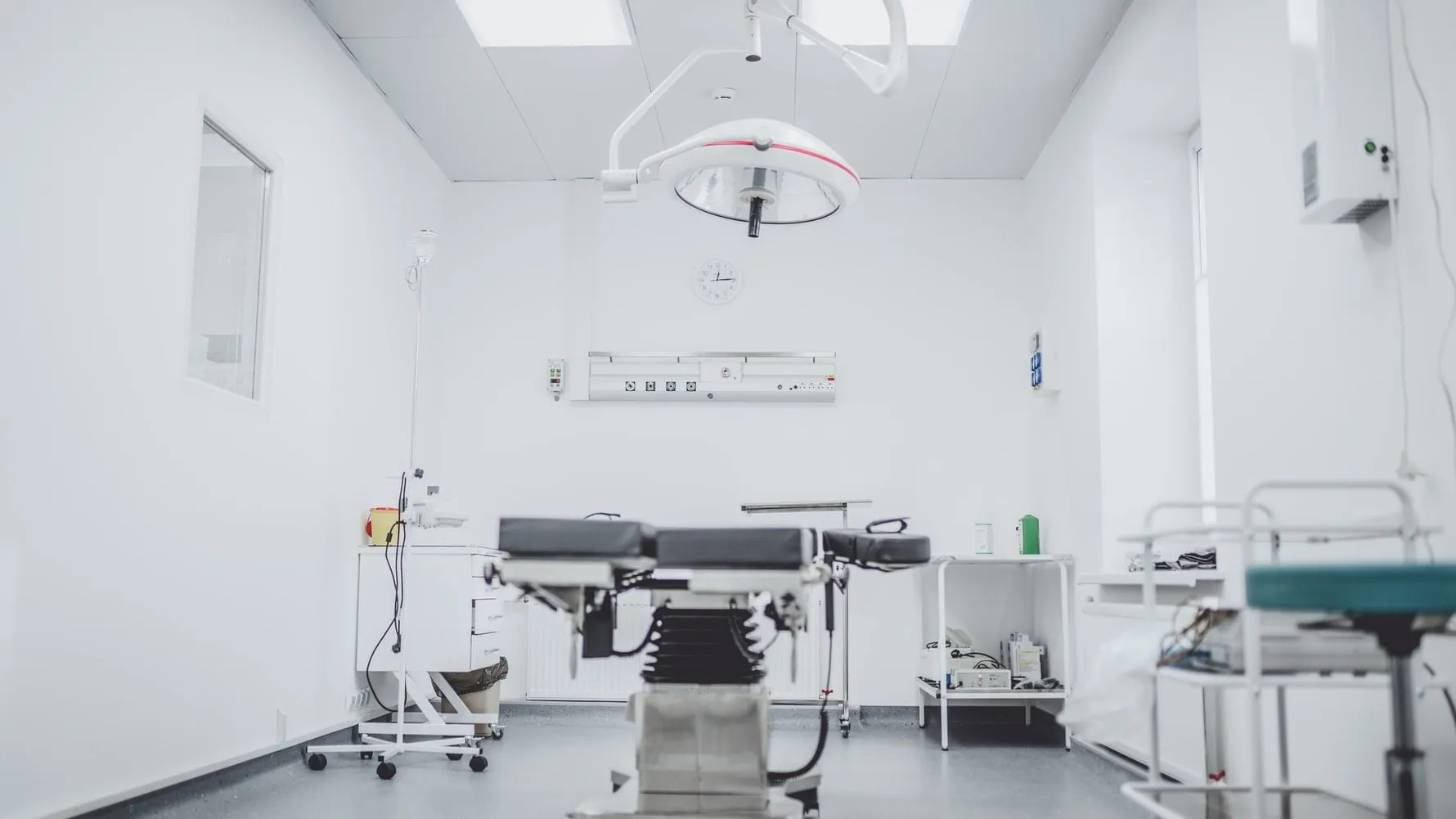 Empty surgical room with equipment