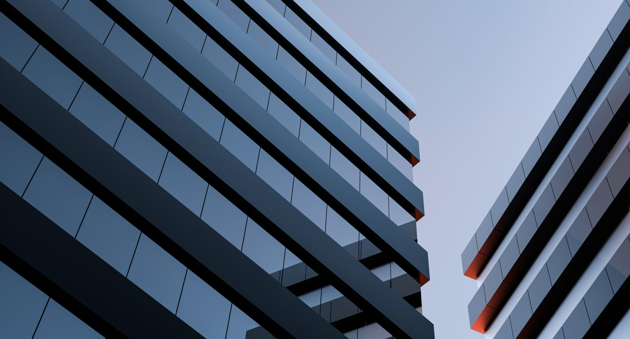 Insights Blog 1 Modern glass buildings with angular design