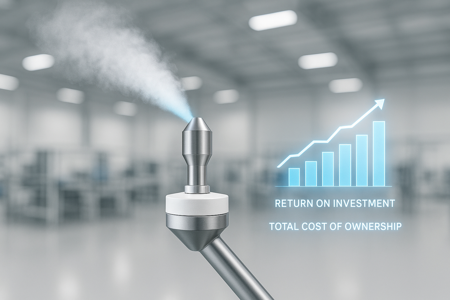 Insights Blog 2 Industrial nozzle with investment graphics