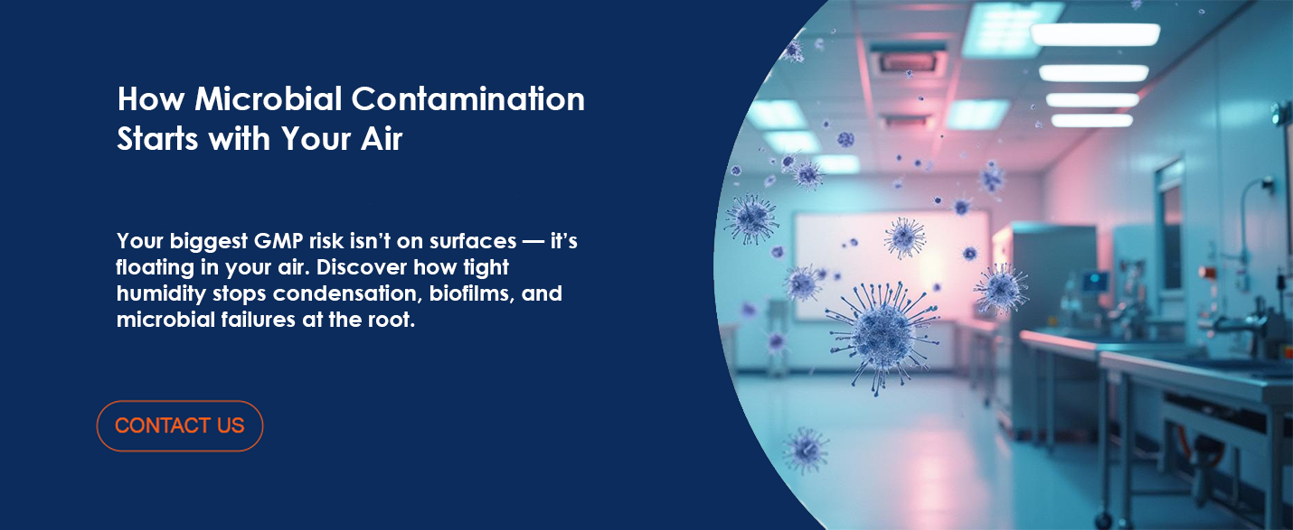 a blue and pink virus cells floating in a room