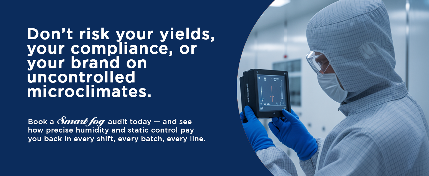 Why Precise Humidity & Static Control is Critical for Cleanrooms & GMP Facilities