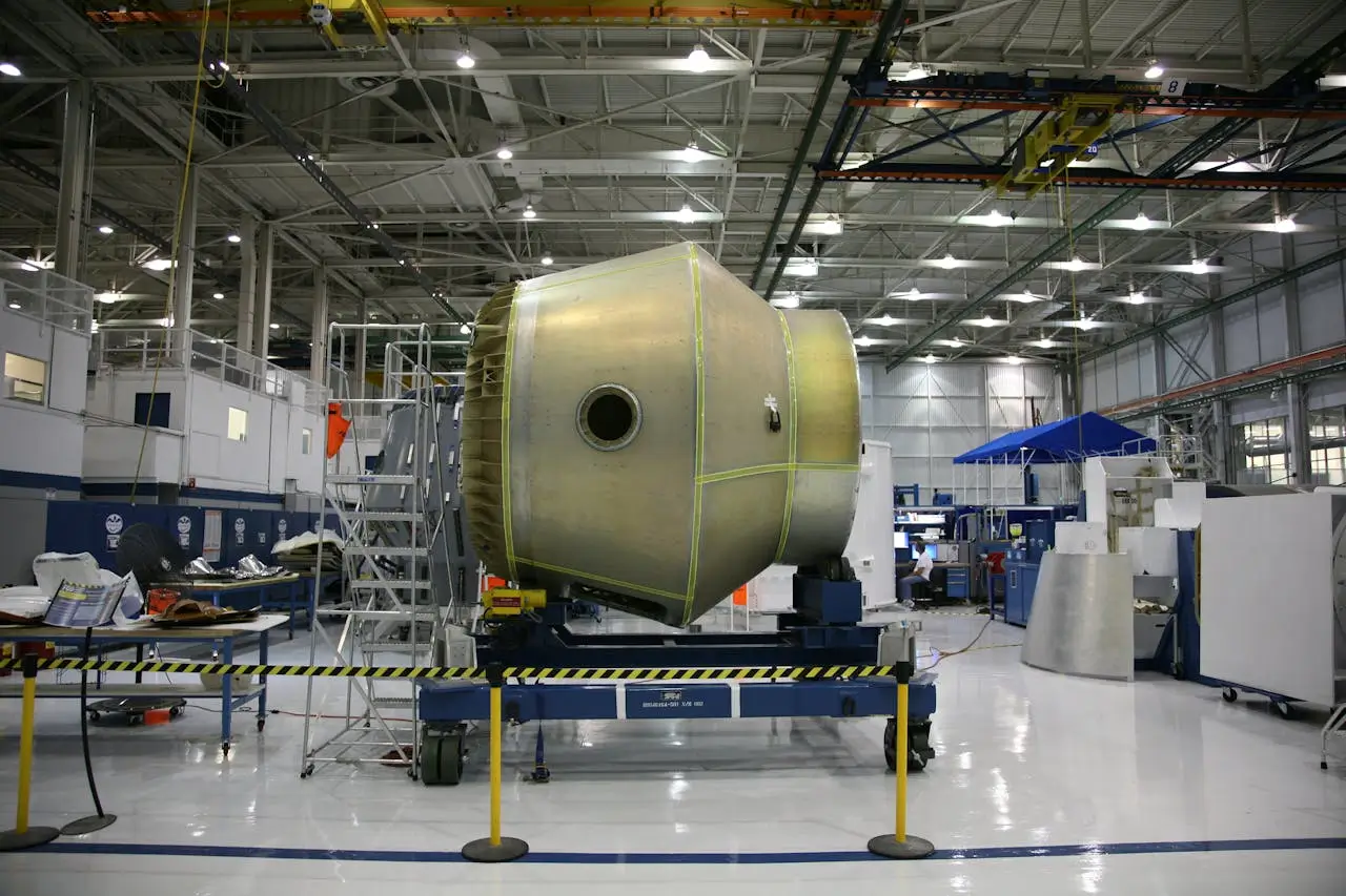 Insights Blog 4 Large aerospace module in bright industrial facility