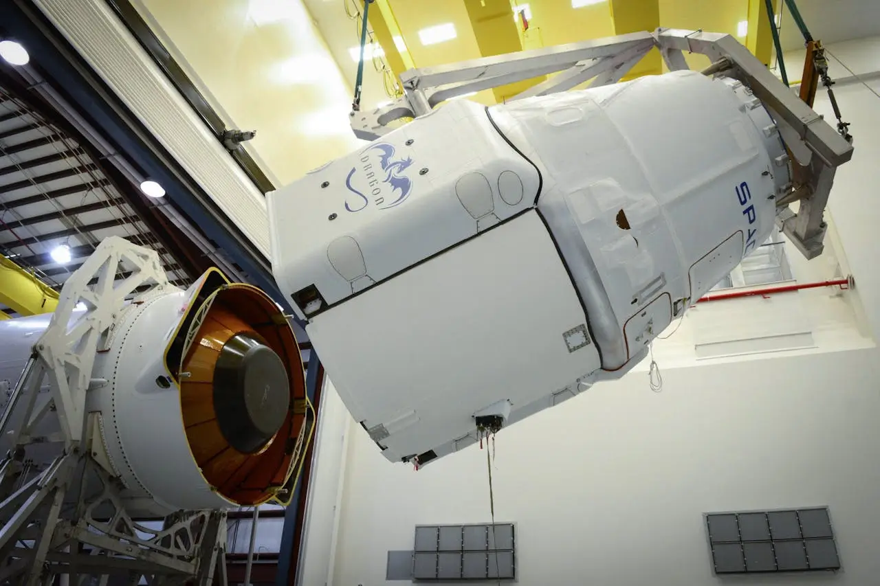 Insights Blog 2 Aerospace spacecraft capsule assembly in cleanroom environment