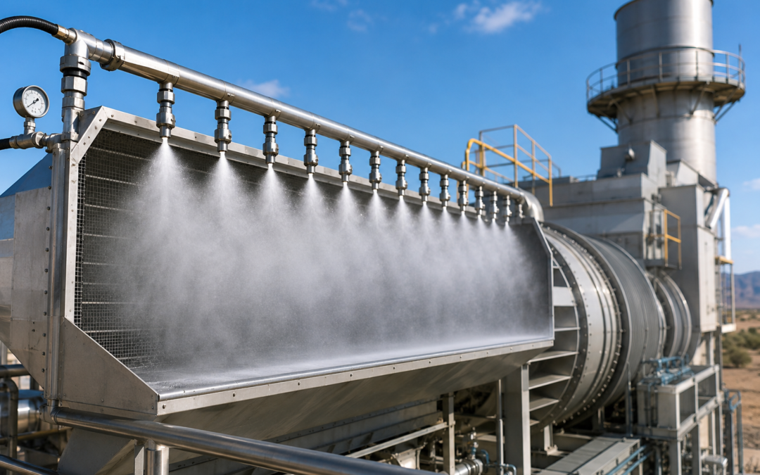 Gas Turbine Inlet Fogging: How It Improves Power Output and Efficiency