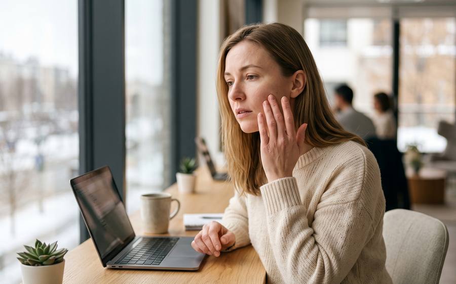 Dry indoor air and skin health
