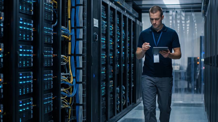 Data center server room
